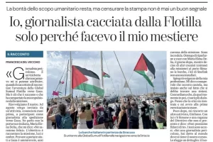Flotilla, la giornalista Francesca Del Vecchio censurata e cacciata dalla barca: ecco cosa succede a bordo