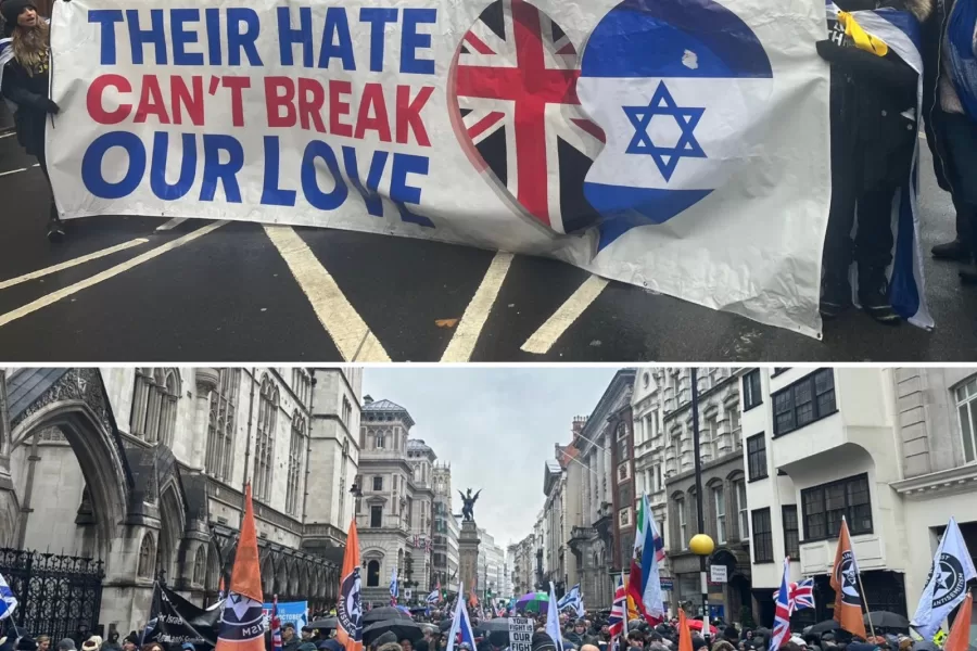 Il risveglio del Regno Unito: migliaia in piazza contro l’antisemitismo. A Londra tappa sotto la BBC
