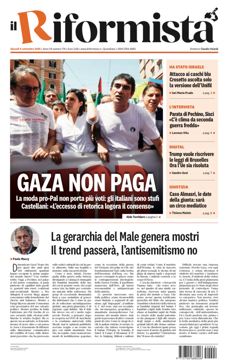 Quotidiano del 4 Settembre 2025