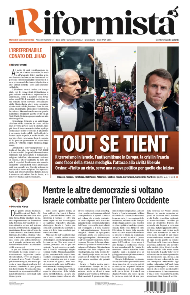 Quotidiano del 9 Settembre 2025