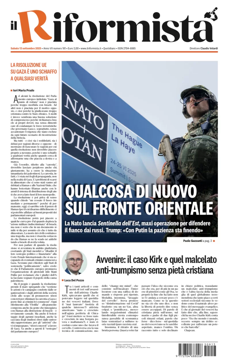 Quotidiano del 13 Settembre 2025