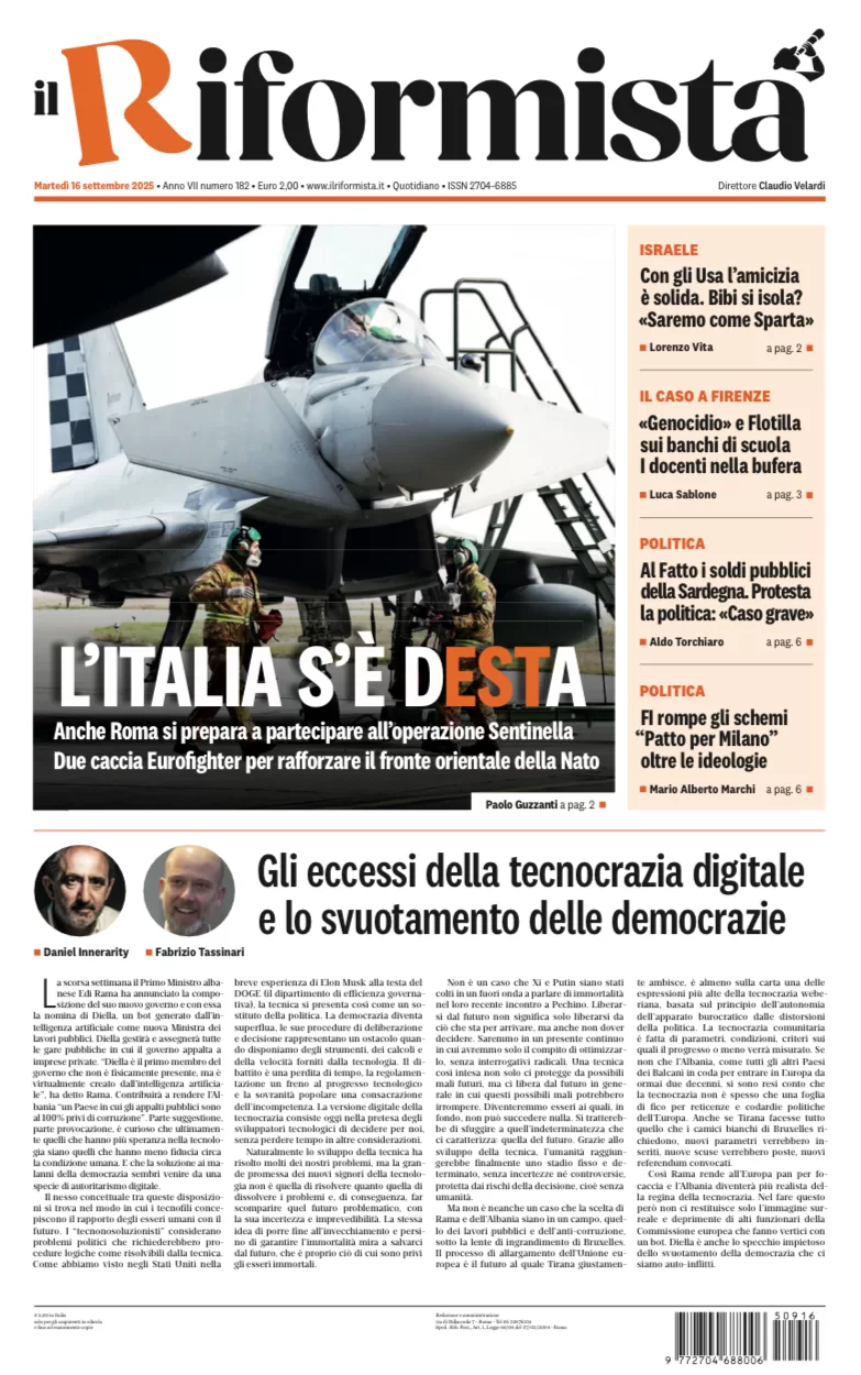 Quotidiano del 16 Settembre 2025