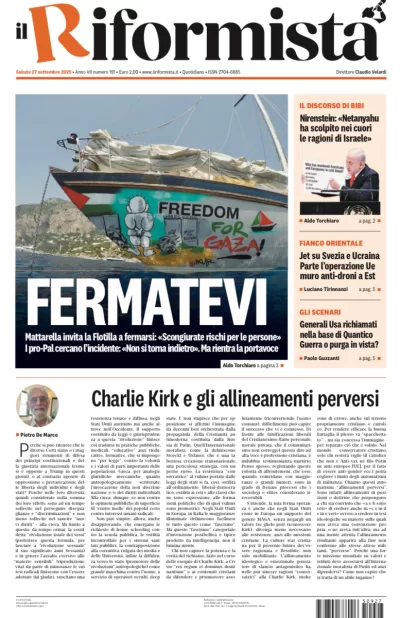 Quotidiano del 27 Settembre 2025