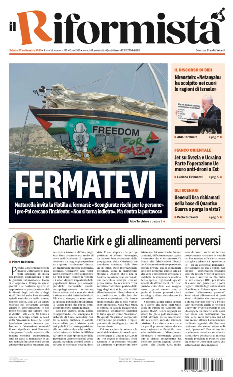 Quotidiano del 27 Settembre 2025