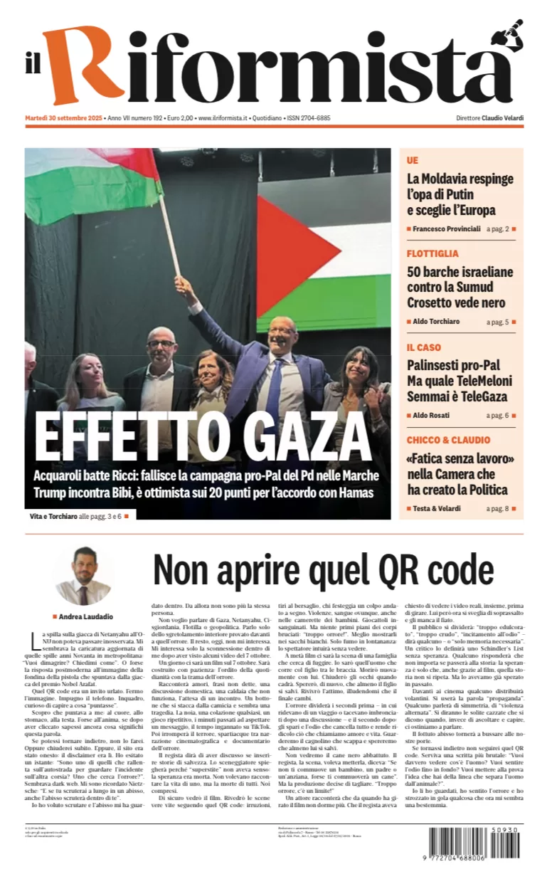 Quotidiano del 30 Settembre 2025