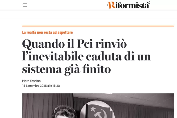 PCI-Labour, ultimo incontro: quando uno era in dissoluzione e l’altro in trasformazione