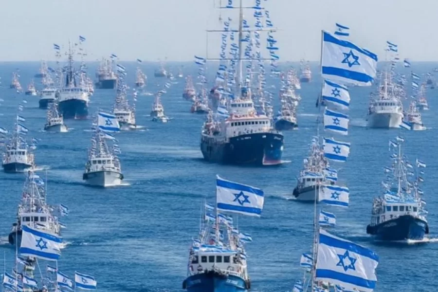 La contro-Flotilla israeliana, l’iniziativa: “Un muro blu e bianco contro la crociera propagandistica per Hamas”