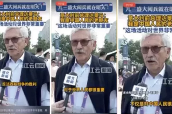 Massimo D’Alema amico del giaguaro, l’ex premier mandarino fra i mandarini invita alla pace circondato da dittatori