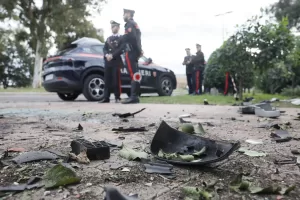 Attentato esplosivo davanti casa del giornalista di inchiesta Rai Sigfrido Ranucci, esplose la sua auto e quella della figlia ÑItalia ÑVened 17 Ottobre 2025 – Cronaca – (foto di Cecilia Fabiano/ LaPresse) 
A demonstration near the FAO press conference to protest Israel’s presence at World Food Day.Ñ RomeÑItaly ÑFriday October 17, 2025 – News – (photo by Cecilia Fabiano/LaPresse)