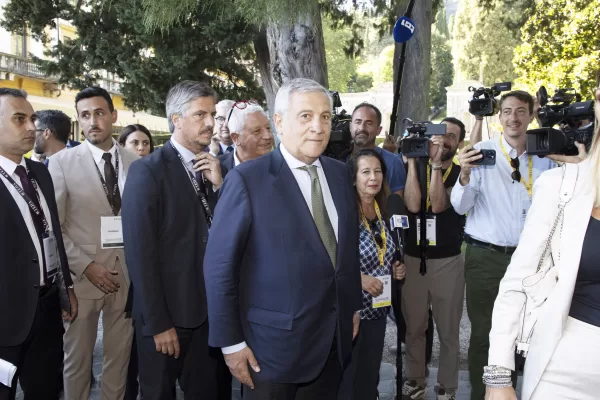 Nella foto Antonio Tajani Ministro degli Esteri Italia
Cernobbio – Italia – Cronaca
Venerdì, 05 Settembre, 2025 (Foto di Marco Ottico/Lapresse)
First day of the Ambrosetti TEHA Forum
Cernobbio – Italy – News
Friday, 05 Settember, 2025 (Photo by Marco Ottico/Lapresse) Nella foto Antonio Tajani Ministro degli Esteri Italia
Cernobbio – Italia – Cronaca
Venerdì, 05 Settembre, 2025 (Foto di Marco Ottico/Lapresse)
First day of the Ambrosetti TEHA Forum
Cernobbio – Italy – News
Friday, 05 Settember, 2025 (Photo by Marco Ottico/Lapresse)