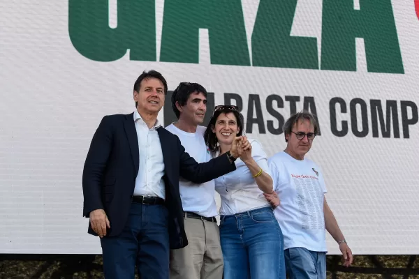 GIUSEPPE CONTE M5S, ELLY SCHLEIN SEGRETARIA PD, NICOLA FRATOIANNI SI, ANGELO BONELLI EUROPA VERDE