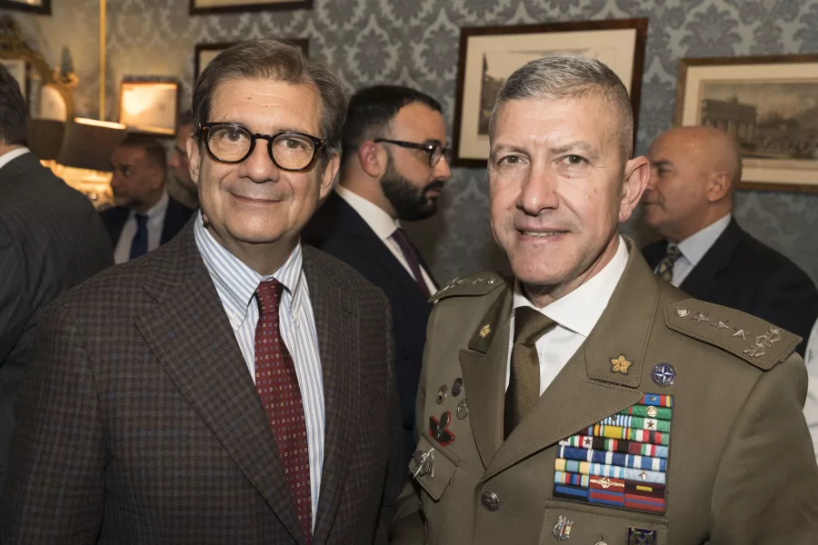 AMBASCIATORE FRANCESCO MARIA TALÒ, CONSIGLIERE DEL MINISTRO DELLA DIFESA, GEN. STEFANO MANNINO