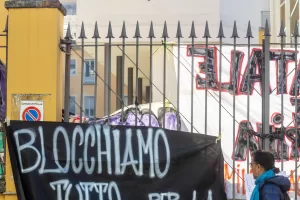 Sede di Via Conservatorio dell’Università Statale di Milano occupata – Milano, Italia – Martedì, 7 ottobre 2025 (foto Stefano Porta / LaPresse)

The headquarters of the State University of Milan in Via Conservatorio has been occupied.
 –  Milan, Italy – Tuesday, 7 October 2025  (photo Stefano Porta / LaPresse)