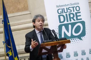 Il Presidente ANM Cesare Parodi in occasione dell’Assemblea generale dell’Associazione Nazionale Magistrati tenuta presso la Corte di Cassazione a Roma, Sabato 25 Ottobre 2025 (foto Mauro Scrobogna / LaPresse)
ANM President Cesare Parodi on the occasion of the General Assembly of the National Association of Magistrates held at the Court of Cassation in Rome Saturday October 25 2025. (Photo by Mauro Scrobogna / LaPresse) Il Presidente ANM Cesare Parodi in occasione dell’Assemblea generale dell’Associazione Nazionale Magistrati tenuta presso la Corte di Cassazione a Roma, Sabato 25 Ottobre 2025 (foto Mauro Scrobogna / LaPresse)
ANM President Cesare Parodi on the occasion of the General Assembly of the National Association of Magistrates held at the Court of Cassation in Rome Saturday October 25 2025. (Photo by Mauro Scrobogna / LaPresse)