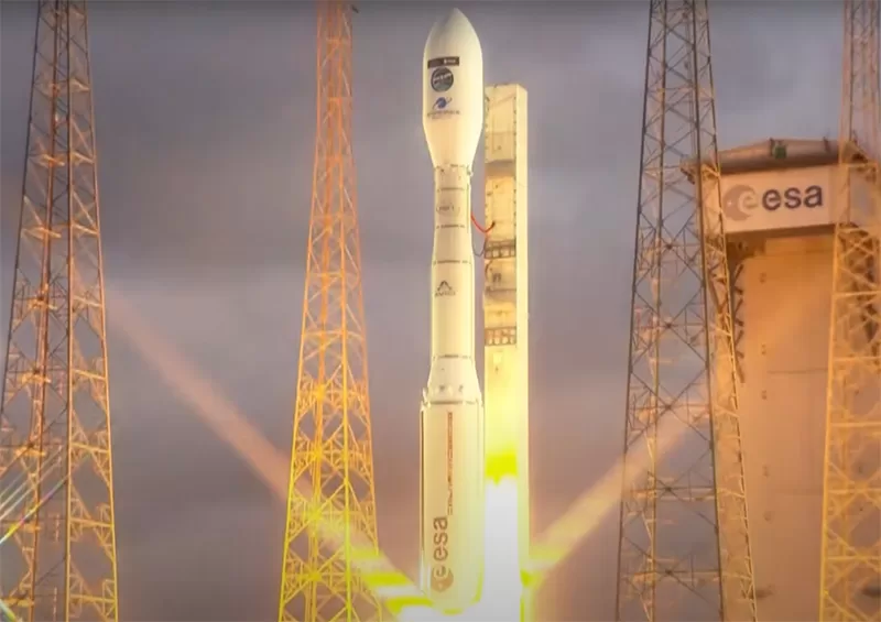 VV25 DEL VEGA C: SENTINEL-1C RAZZO RAZZI LANCIO ESA EUROPEAN SPACE AGENCY