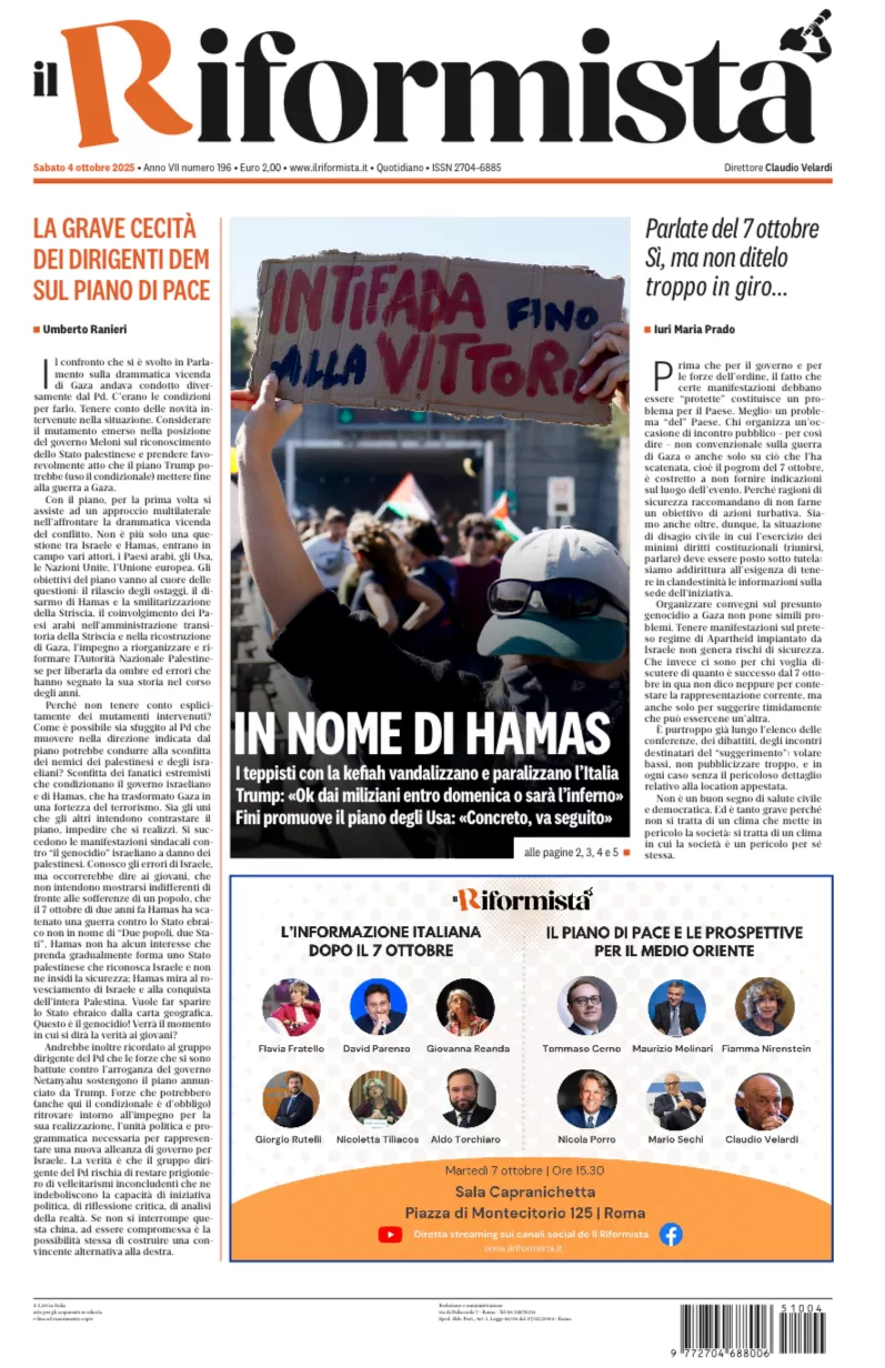 Quotidiano del 4 Ottobre 2025