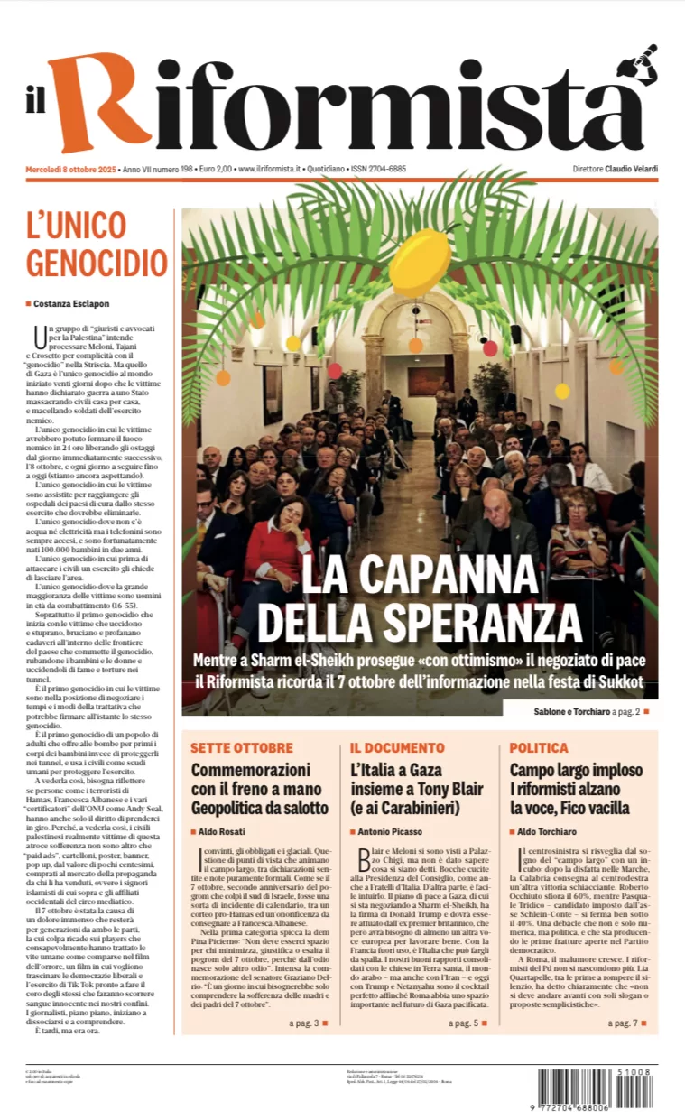 Quotidiano dell’8 Ottobre 2025