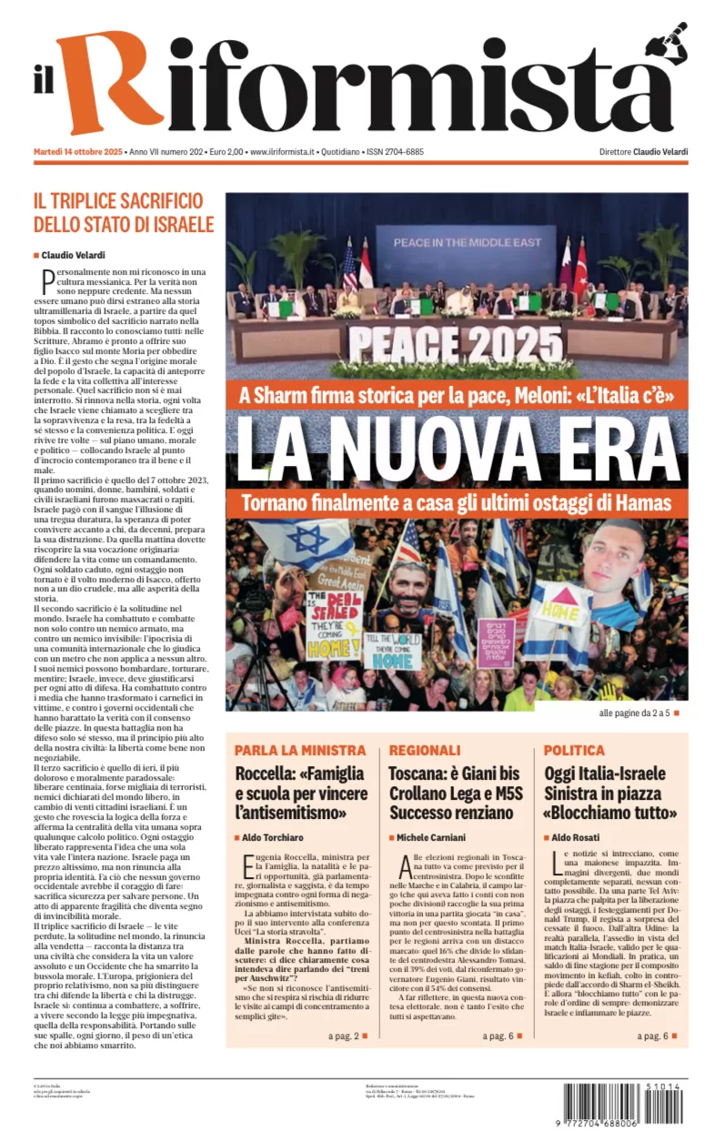 Quotidiano del 14 Ottobre 2025