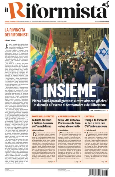 Quotidiano del 31 Ottobre 2025