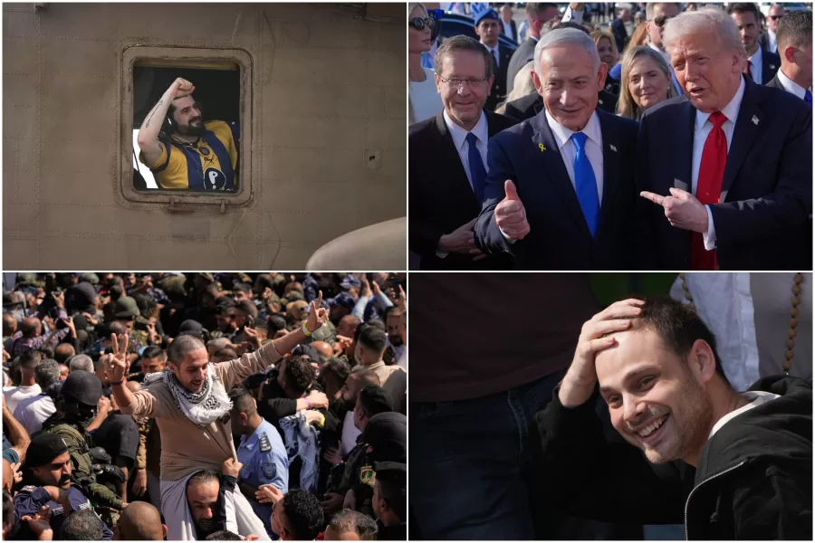 Pace a Gaza, 20 ostaggi vivi tornati in Israele (liberi 1900 detenuti palestinesi). Ovazione per Trump alla Knesset: “Ora pensiamo alla Russia”. Vertice Egitto: Bibi non sarà a Sharm