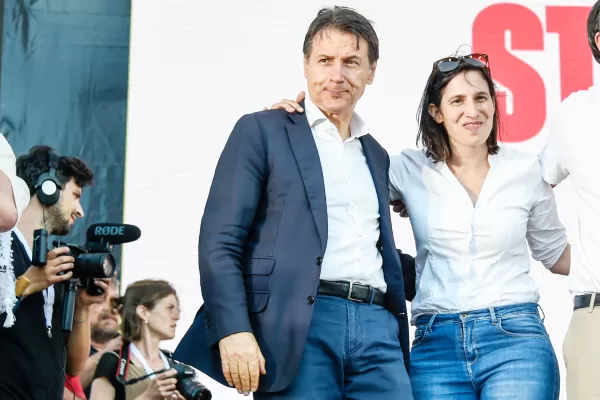 GIUSEPPE CONTE M5S, ELLY SCHLEIN SEGRETARIA PD
