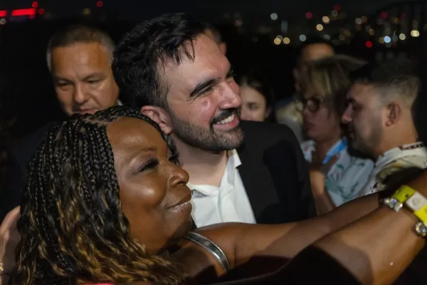 New York City Mayor-elect Zohran Mamdani poses for a selfie during the SOMOS Puerto Rico conference in San Juan, Puerto Rico, Thursday, Nov. 6, 2025. (AP Photo/Alejandro Granadillo) New York City Mayor-elect Zohran Mamdani poses for a selfie during the SOMOS Puerto Rico conference in San Juan, Puerto Rico, Thursday, Nov. 6, 2025. (AP Photo/Alejandro Granadillo)