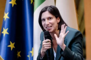 La segretaria PD Elly Schlein in occasione del evento Il