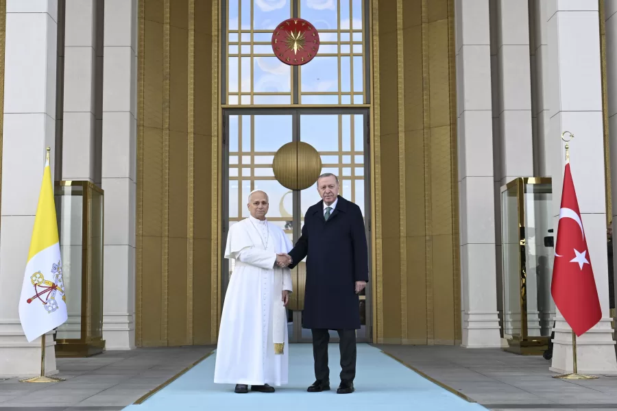 ROBERT PREVOST PAPA LEONE XIV, RECEP TAYYIP ERDOGAN PRESIDENTE DELLA TURCHIA