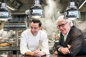 Alessandro Lucassino e Alain Ducasse.