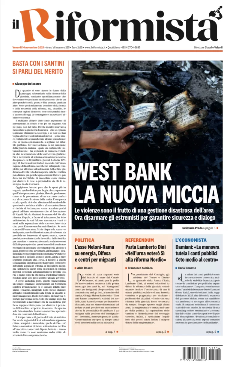 Quotidiano del 14 Novembre 2025
