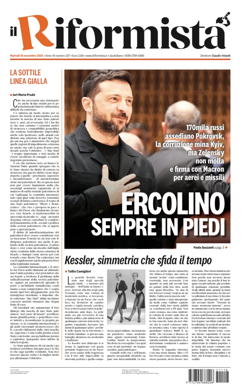 Quotidiano del 18 Novembre 2025