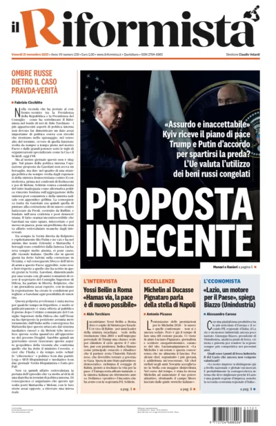 Quotidiano del 21 Novembre 2025
