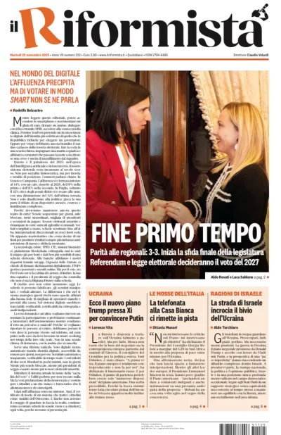 Quotidiano del 25 Novembre 2025