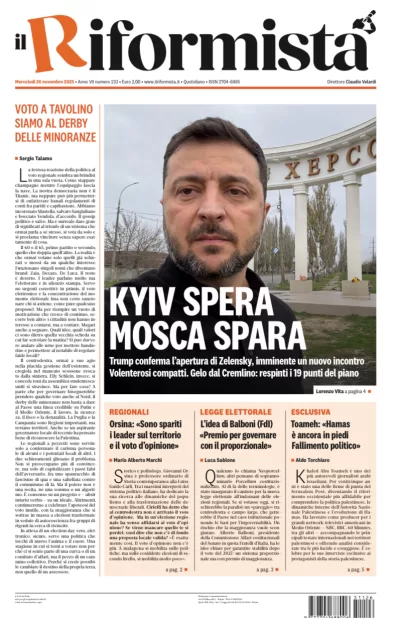 Quotidiano del 26 Novembre 2025