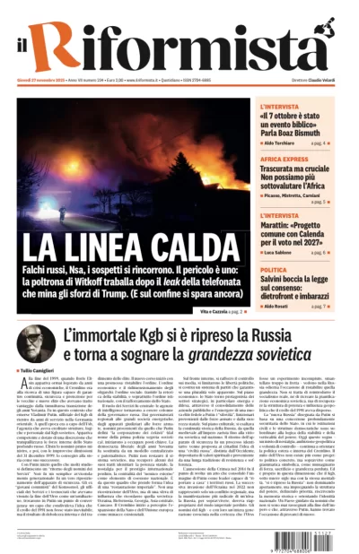 Quotidiano del 27 Novembre 2025