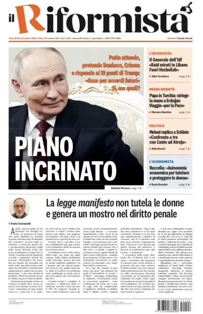 Quotidiano del 28 Novembre 2025