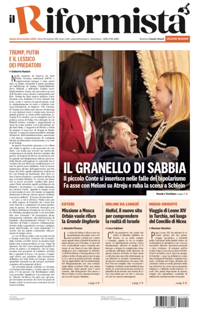 Quotidiano del 29 Novembre 2025