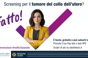Tumore al collo dell’utero, nel Lazio la sensibilizzazione arriva sul grande schermo