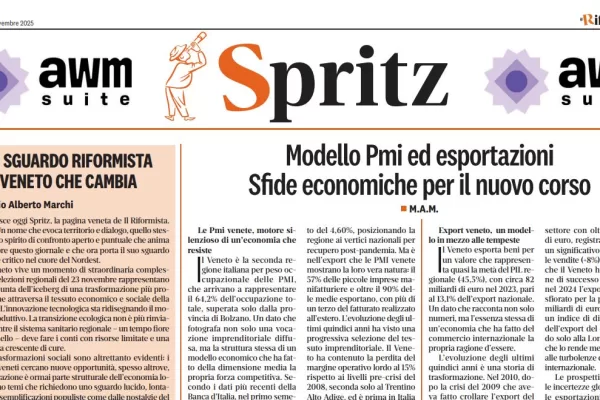 Spritz, non una tribuna partigiana ma uno sguardo riformista sul Veneto che cambia