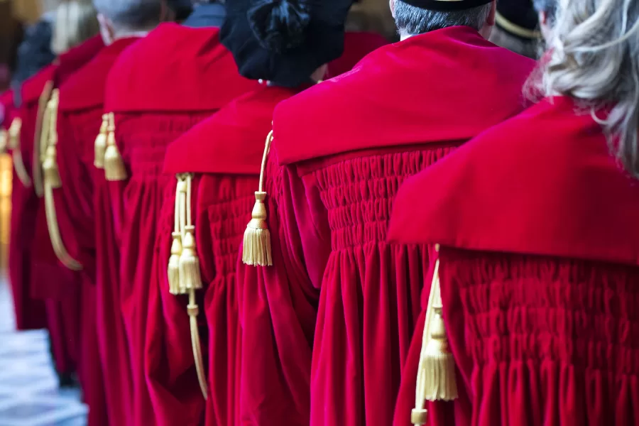 Foto Fabio Cimaglia / LaPresse
26-01-2018 Roma
Politica 
Palazzo di Giustizia. Inaugurazione dell’Anno Giudiziario in Corte di Cassazione
Nella foto la vestizione dei magistrati

Photo Fabio Cimaglia / LaPresse
26-01-2018 Roma (Italy)
Politic
Justice palace. Inauguration of the Judicial Year in the Court of Cassation
In the pic dressing of the magistrates