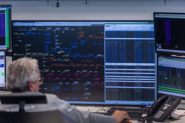 Inaugurazione del nuovo centro di controllo operativo di E-distribuzione in Via Rubattino – Milano, Italia – Mercoledì, 14 maggio 2025 (foto Stefano Porta / LaPresse)

Inaugurazione del nuovo centro di controllo operativo di E-distribuzione in Via Rubattino – Milan, Italy – Wednesday, 14 May 2025  (photo Stefano Porta / LaPresse)