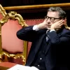 Il Ministro dell’economia Giancarlo Giorgetti in occasione dell’esame della legge di bilancio di previsione dello Stato per l’anno finanziario 2026 e bilancio pluriennale per il triennio 2026-2028. Senato, Roma Lunedì 22 Dicembre  2025 (foto Mauro Scrobogna / LaPresse)  

Minister of economy Giancarlo Giorgetti on the occasion of the examination of the State budget law for the 2026 financial year and the multi-year budget for the three-year period 2026-2028. Senate, Rome, Monday December 22 2025. (Photo by Mauro Scrobogna / LaPresse)