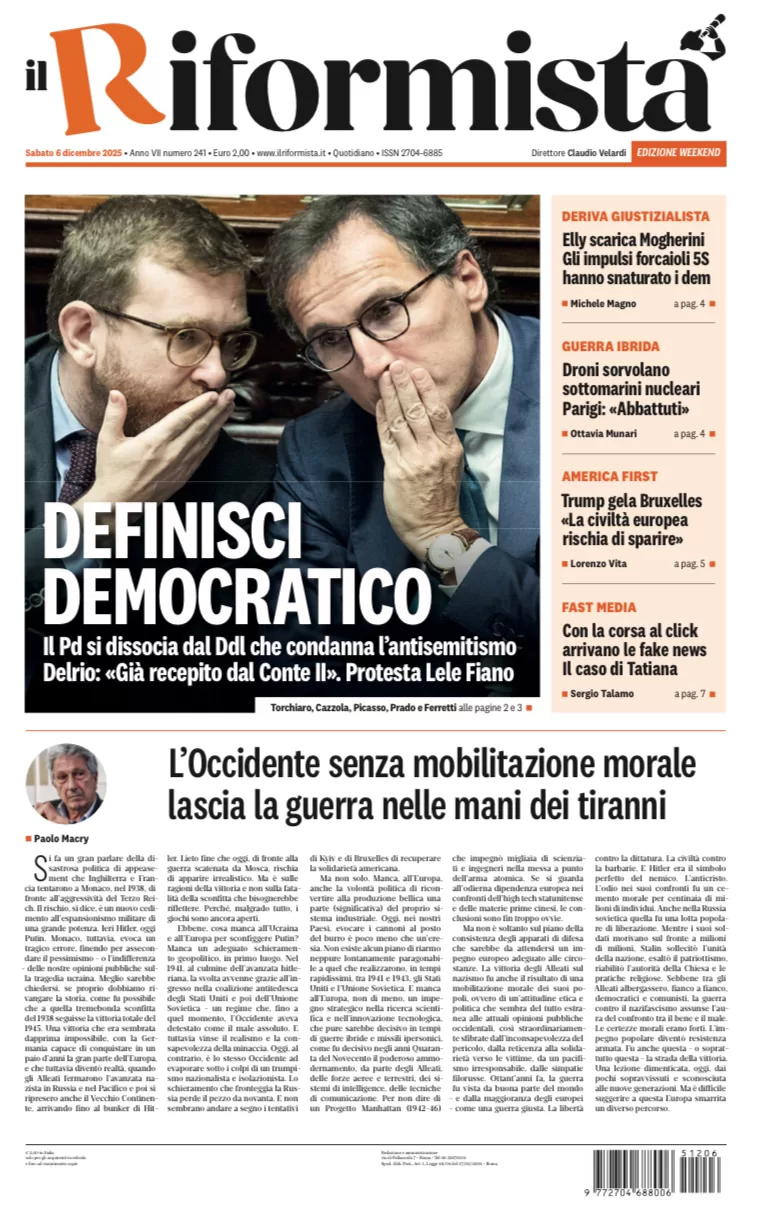 Quotidiano del 6 Dicembre 2025