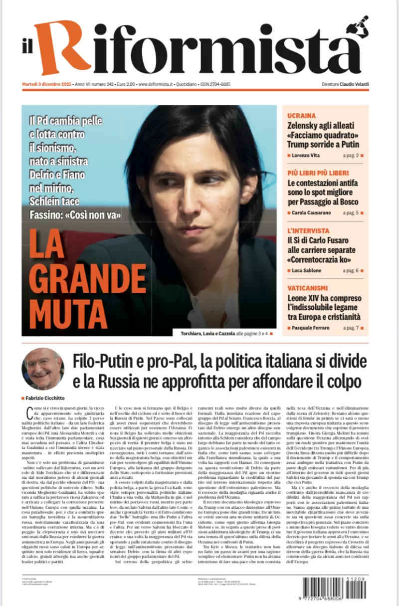 Quotidiano del 9 Dicembre 2025