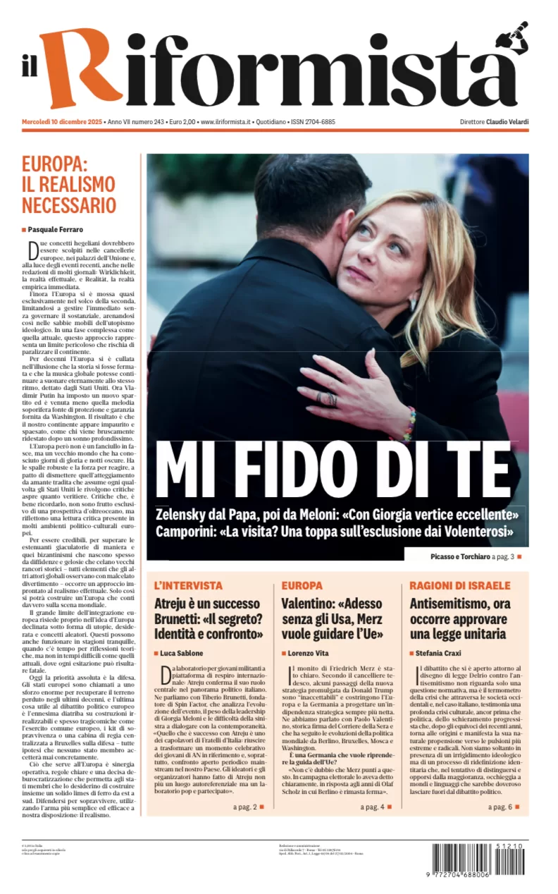 Quotidiano del 10 Dicembre 2025