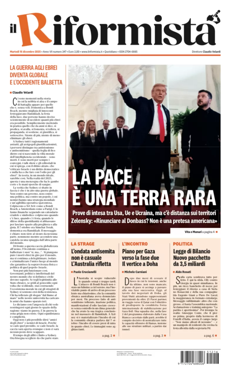 Quotidiano del 16 Dicembre 2025