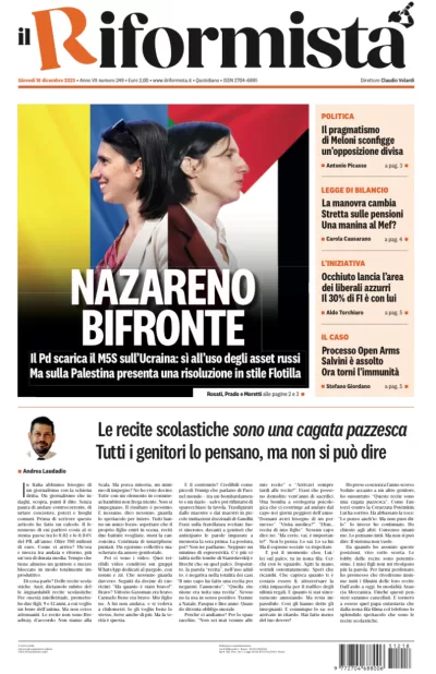 Quotidiano del 18 Dicembre 2025