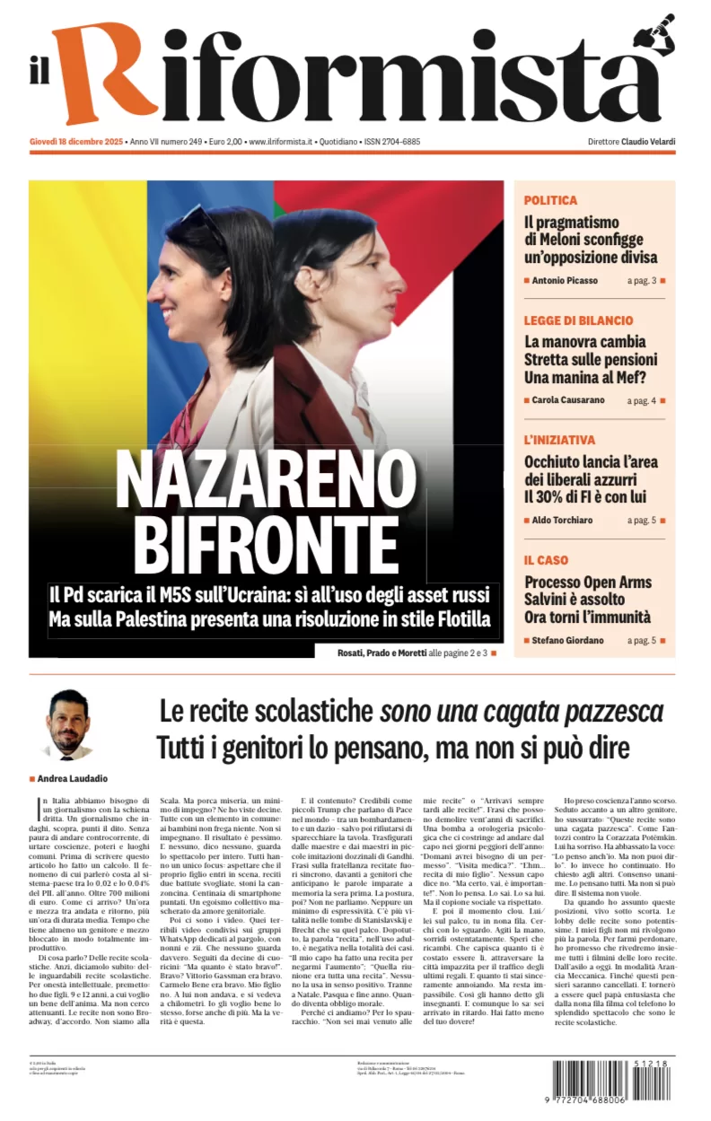 Quotidiano del 18 Dicembre 2025