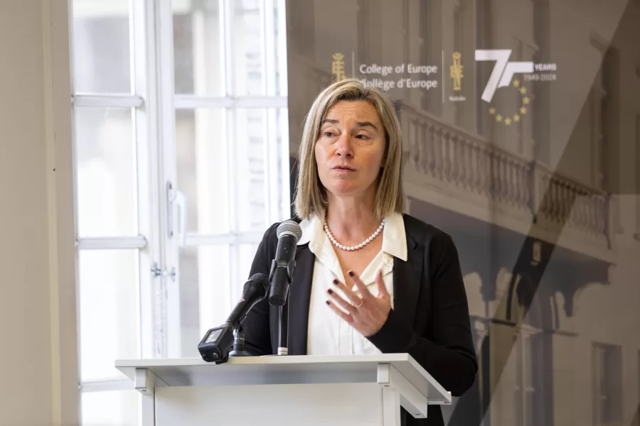 FEDERICA MOGHERINI RETTRICE DEL COLLEGIO D’EUROPA