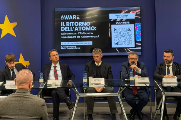 Nucleare, policy e prospettive per un’Italia protagonista nella UE: lo studio di AWARE Think Tank Nucleare, policy e prospettive per un’Italia protagonista nella UE: lo studio di AWARE Think Tank